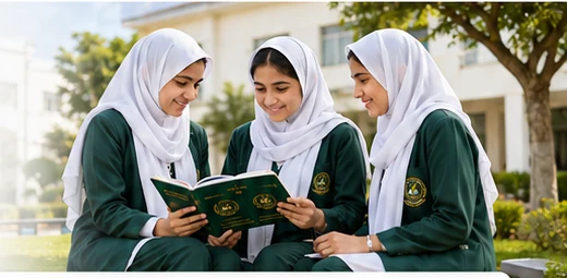 Students learning together